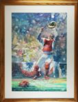 Original Oil Painting Used for Cover of 1985 World Series Program