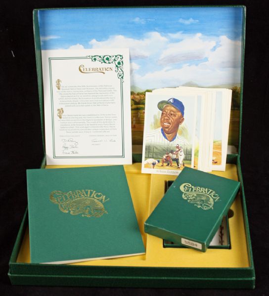 (Baseball) 1989 Perez-Steele Limited Edition "Celebration" Postcard Set in Presentation Box