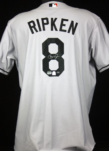 Cal Ripken Jr. Signed Baltimore Orioles Pro Model Jersey (MLB & Iron Man Holograms)
