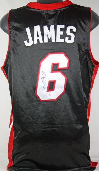 LeBron James Signed Miami Heat Pro Model Jersey