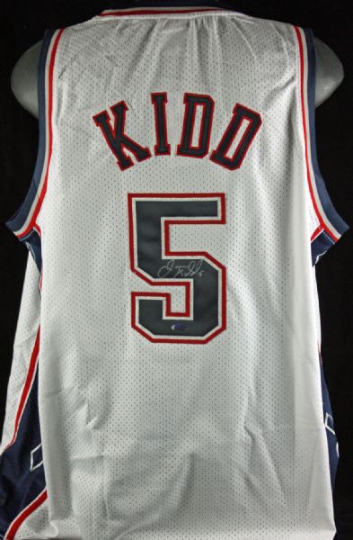 Jason Kidd Signed New Jersey Nets Pro Model Jersey (Steiner)