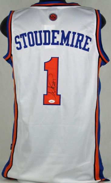 Amare Stoudemire Signed New York Knicks Pro Model Jersey (JSA)