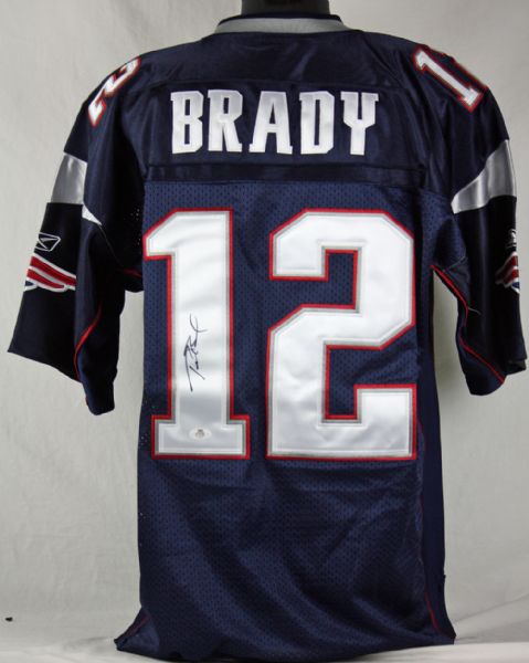 Tom Brady Signed New England Patriots Pro Model Jersey