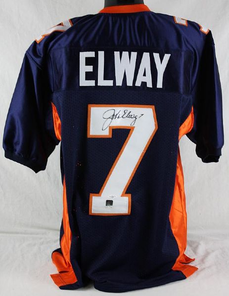 John Elway Signed Denver Broncos Pro Style Jersey (JSA & Elway Holo)