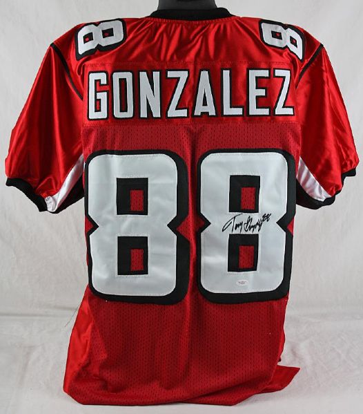Tony Gonzalez Signed Atlanta Falcons Pro Style Jersey (JSA)