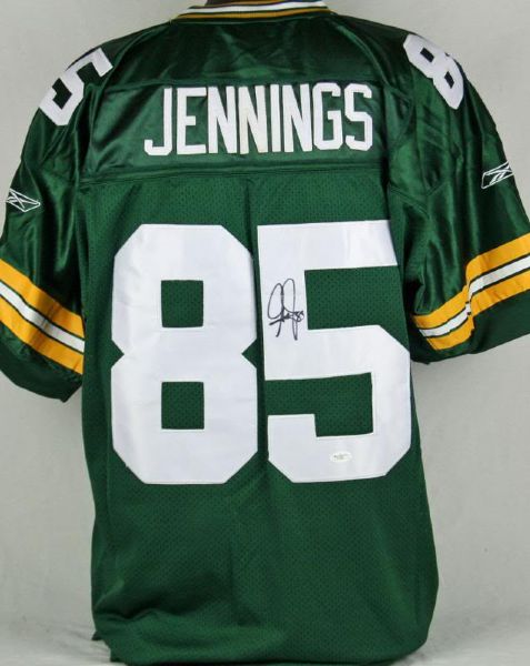 Greg Jennings Signed Green Bay Packers Pro Model Jersey (JSA)