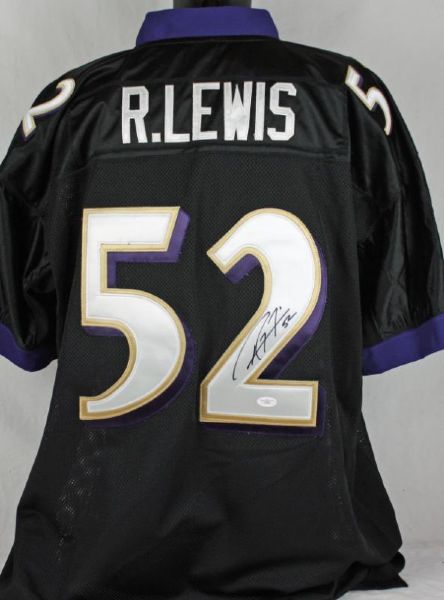 Ray Lewis Signed Baltimore Ravens Pro Model Jersey (JSA)