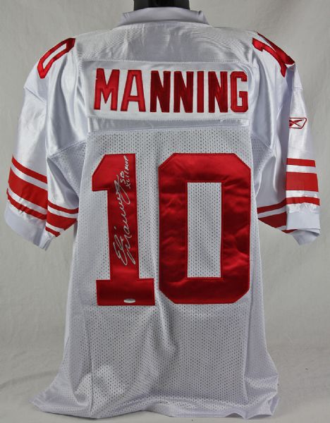 Eli Manning Signed NY Giants Pro Model Jersey w/"SB XLII MVP" Insc. (Steiner)