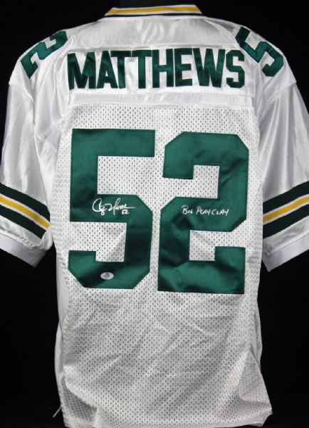 Clay Matthews III Signed Green Bay Packers Pro Model Jersey w/"Big Play Clay" Insc.