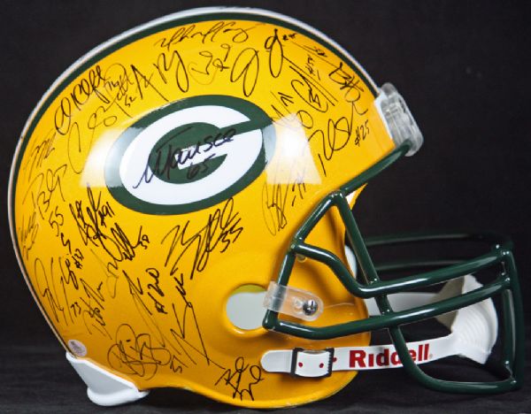 2010 Green Bay Packers (SB Champs) Team Sized Full Sized Helmet (40+ Sigs)