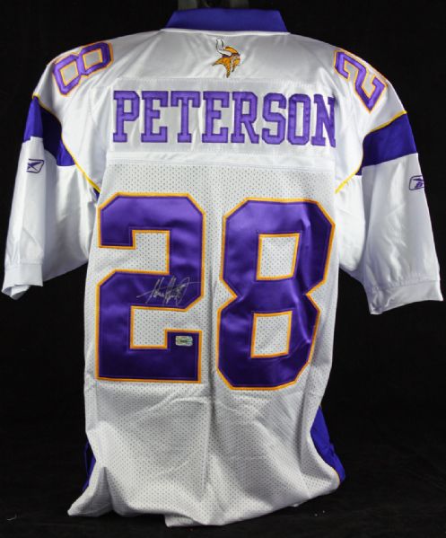 Adrian Peterson Signed Minnesota Vikings Pro Model Jersey (AD28 Hologram)