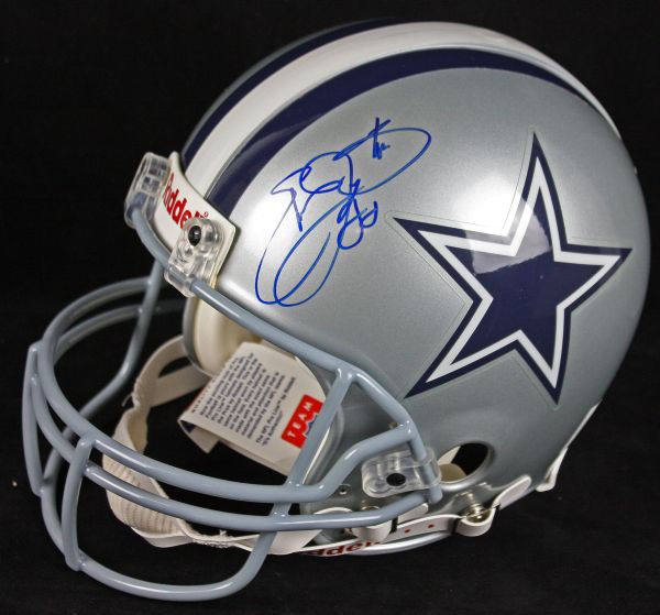 Emmitt Smith Signed Dallas Cowboys PROLINE Game Model Helmet