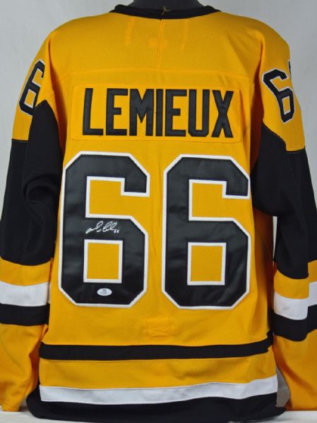 Mario Lemieux Signed Pittsburgh Penguins Pro Model Jersey
