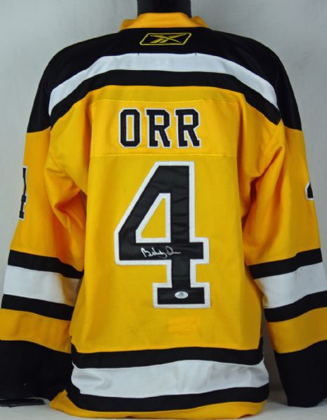 Bobbt Orr Signed Boston Bruins Pro Model Jersey