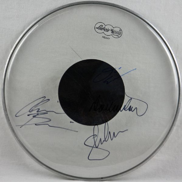 Megadeth Group Signed 14" Ludwig Pro Model Drumhead