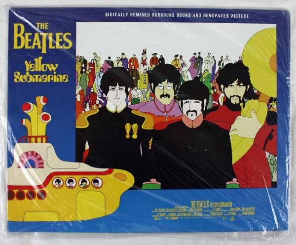 The Beatles Unopened "Yellow Submarine" 2000 Re-Master 11" x 14" Lobby Card Set