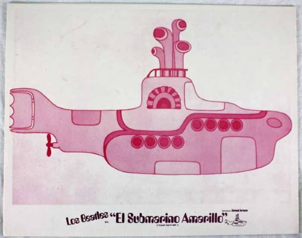 The Beatles: Original 5-Piece Mexican Lobby Card Set for "Yellow Submarine"