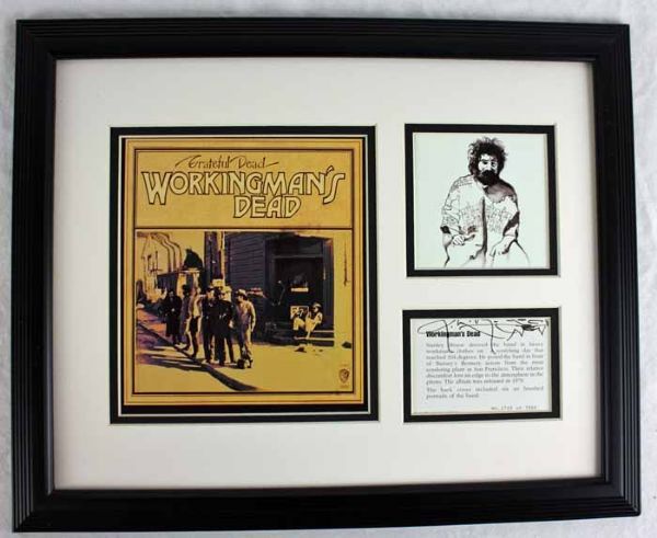 Grateful Dead: Workingmans Dead Framed Art Display Signed by Stanley Mouse
