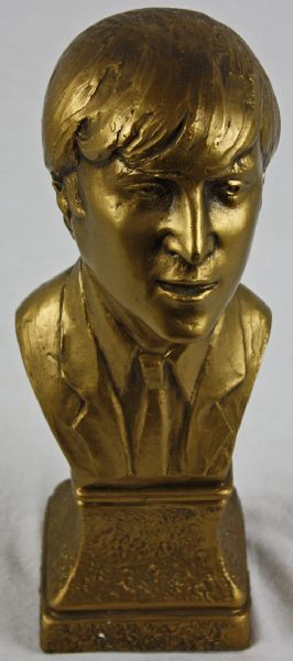 The Beatles: John Lennon 1981 Bronzed Bust by Creative Décor Inc.