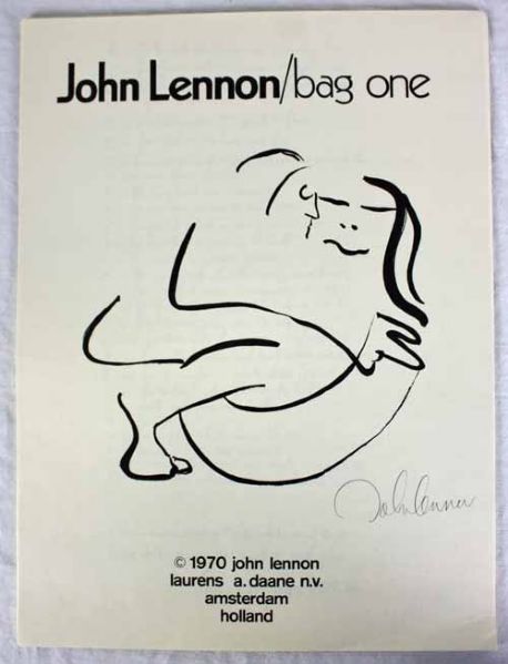 The Beatles: John Lennon Ltd Edition 1970 "Bag One" 15pc Litho Set