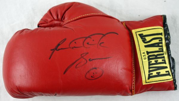 Riddick Bowe Signed Everlast Pro Model Boxing Glove (JSA)