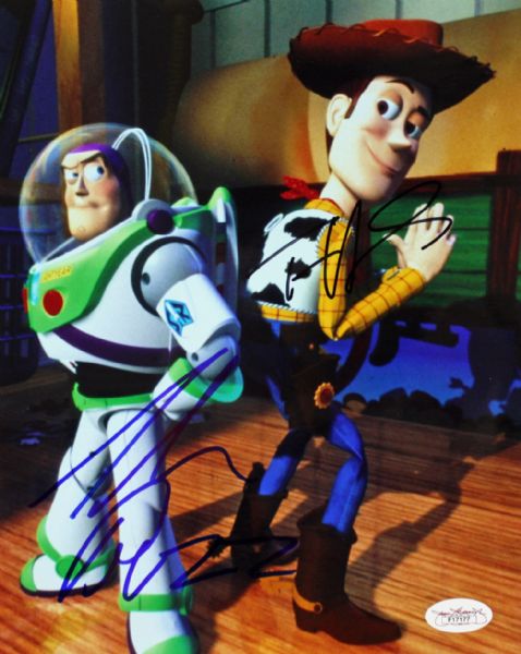 "Toy Story": Tom Hanks & Tim Allen Signed 8" x 10" Color Photo (JSA)