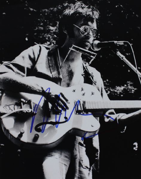 Neil Young Signed 8" x 10" B&W Photo
