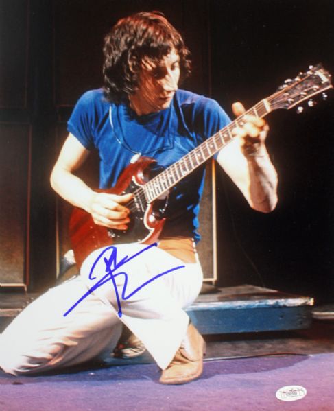 The Who: Pete Townshend Signed 11" x 14" Color Photo (JSA)