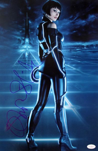 Olivia Munn Signed 11" x 17" Color Photo from "Tron" (JSA)