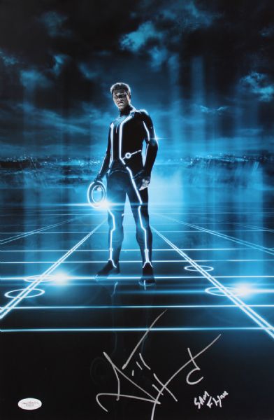 Garrett Hedlund Signed 11" x 17" Color Photo from "Tron: Legacy" (JSA)