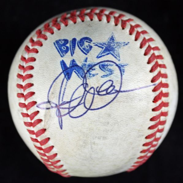 Jered Weaver Signed Big West Game Used College Baseball