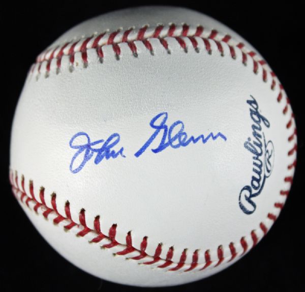 John Glenn Signed OML Baseball (JSA)
