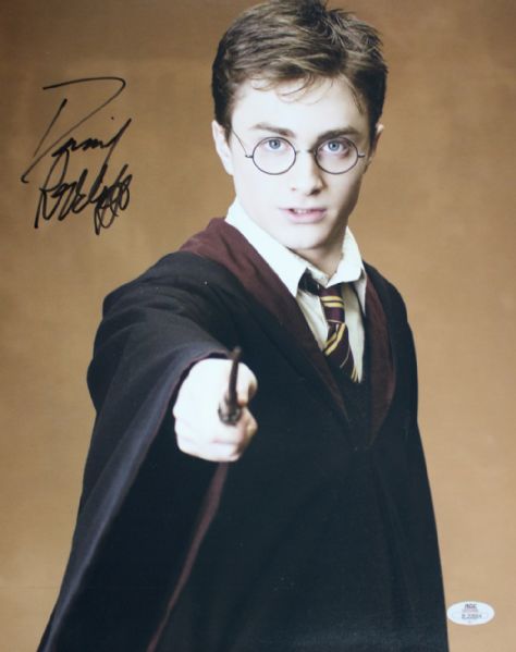 Daniel Radcliffe Signed 11" x 14" Color Photo as "Harry Potter"