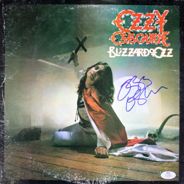 Ozzy Osbourne Signed Record Album: Blizzard of Ozz