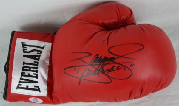 Manny Pacquiao Signed Everlast Pro Model Boxing Glove w/"Pac Man" Insc.