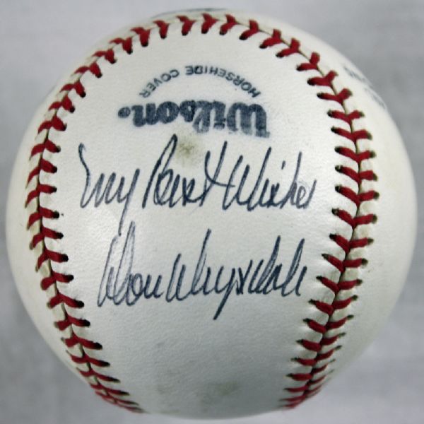 Don Drysdale Signed Wilson baseball w/"My Best Wishes" Insc. (PSA/DNA)