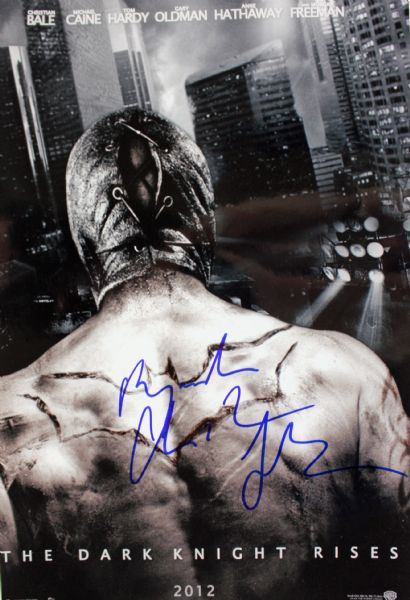 Christian Bale Signed 11" x 14" Color Photo from "Dark Knight Rises"