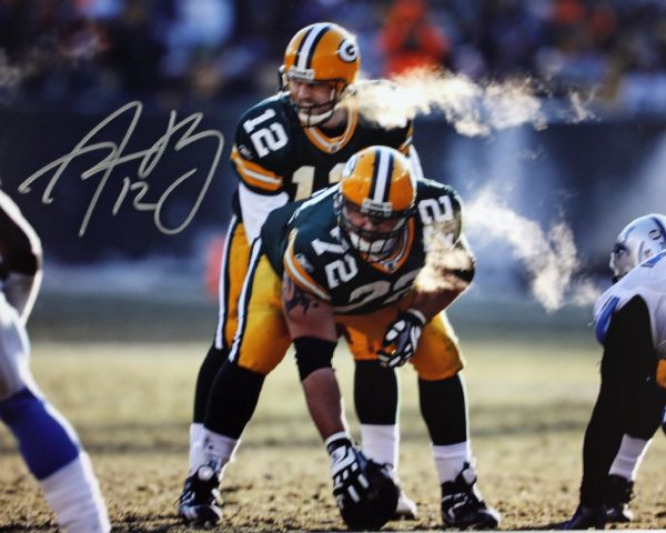 Aaron Rodgers Signed 11" x 14" Color Photo