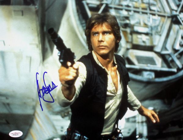 Star Wars: Harrison Ford Signed 11" x 14" Color Photo as "Hans Solo" (JSA)