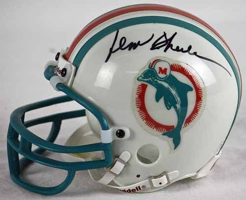 Don Shula Signed Miami Dolphins Mini Helmet
