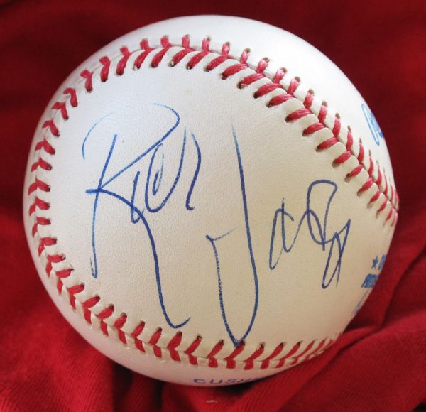 Rick James Rare Signed OAL Baseball (Epperson/REAL)