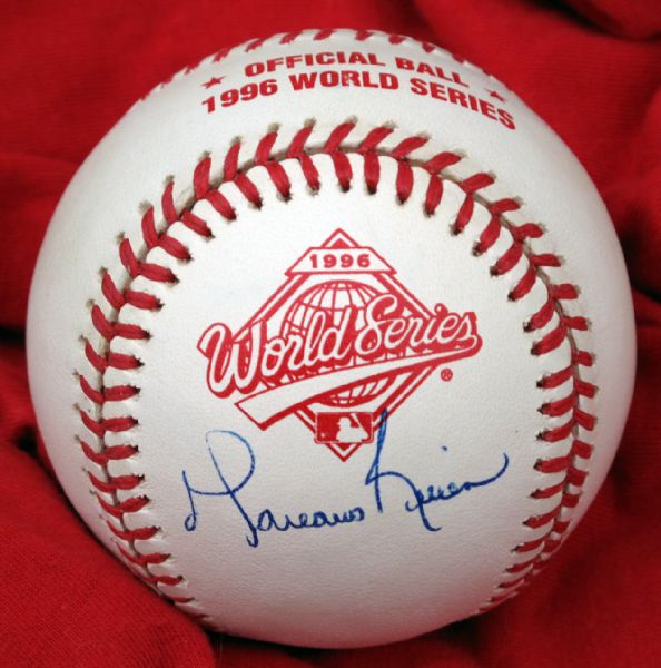 Mariano Rivera Rare Signed 1996 World Series Baseball w/Rookie Era Signature
