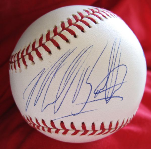 Michael Bolton In-Person Signed OAL Baseball