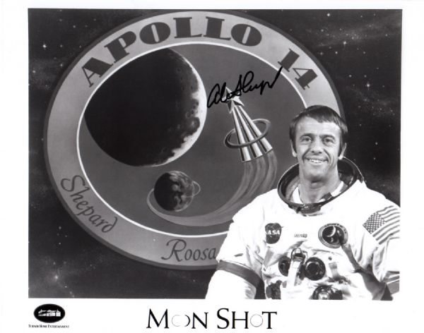 Alan Shepard In-Person Signed 8" x 10" B&W Photo (PSA Pre-Certified)