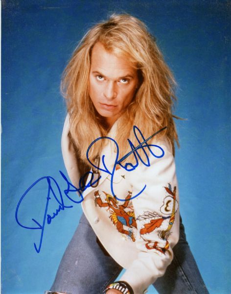 David Lee Roth Signed 8" x 10" Color Photo