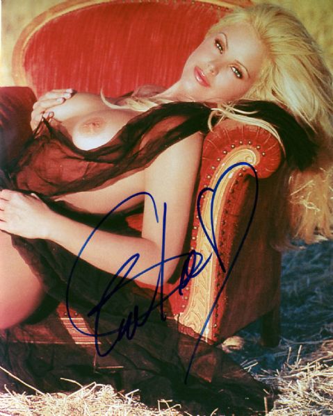 Gena Lee Nolin Sexy Topless Signed 8" x 10" Color Photo