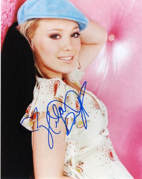 Hilary Duff In-Person Signed 8" x 10" Color Photo