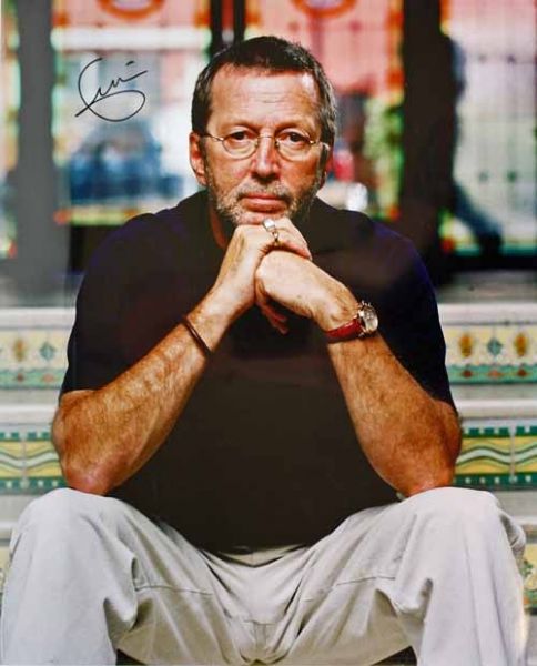 Eric Clapton In-Person Signed 16" x 20" Color Photograph 