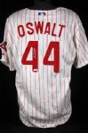 Roy Oswalt Signed Philadelphia Phillies Pro Model Jersey