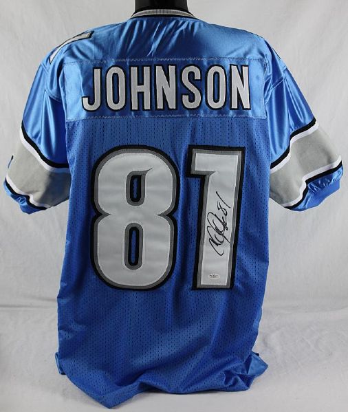 Calvin Johnson Signed Detroit Lions Pro Model Jersey (JSA)